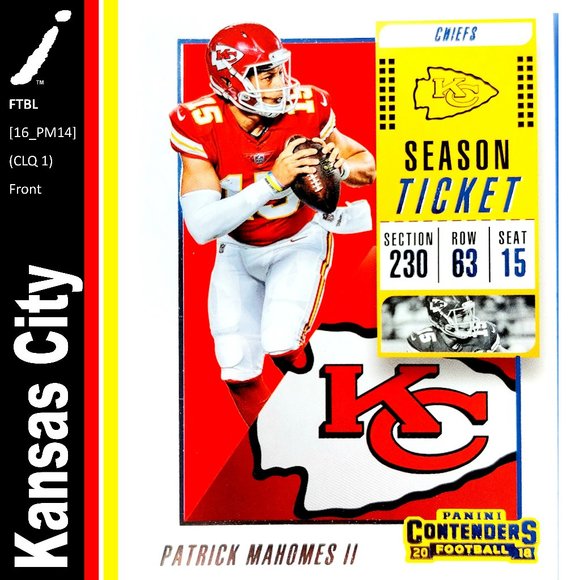 Kansas City Chiefs (Patrick Mahomes II) - FTBL [16_PM14] - Picture 1 of 3